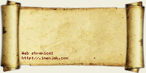 Jelena Dakić vizit kartica